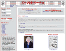 Tablet Screenshot of genealogy.clanmoffat.org