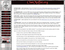 Tablet Screenshot of clanmoffat.org